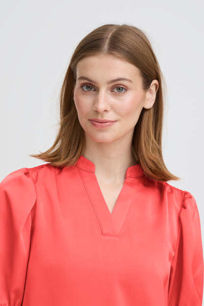 IC LETTA Shirt - Teaberry rød