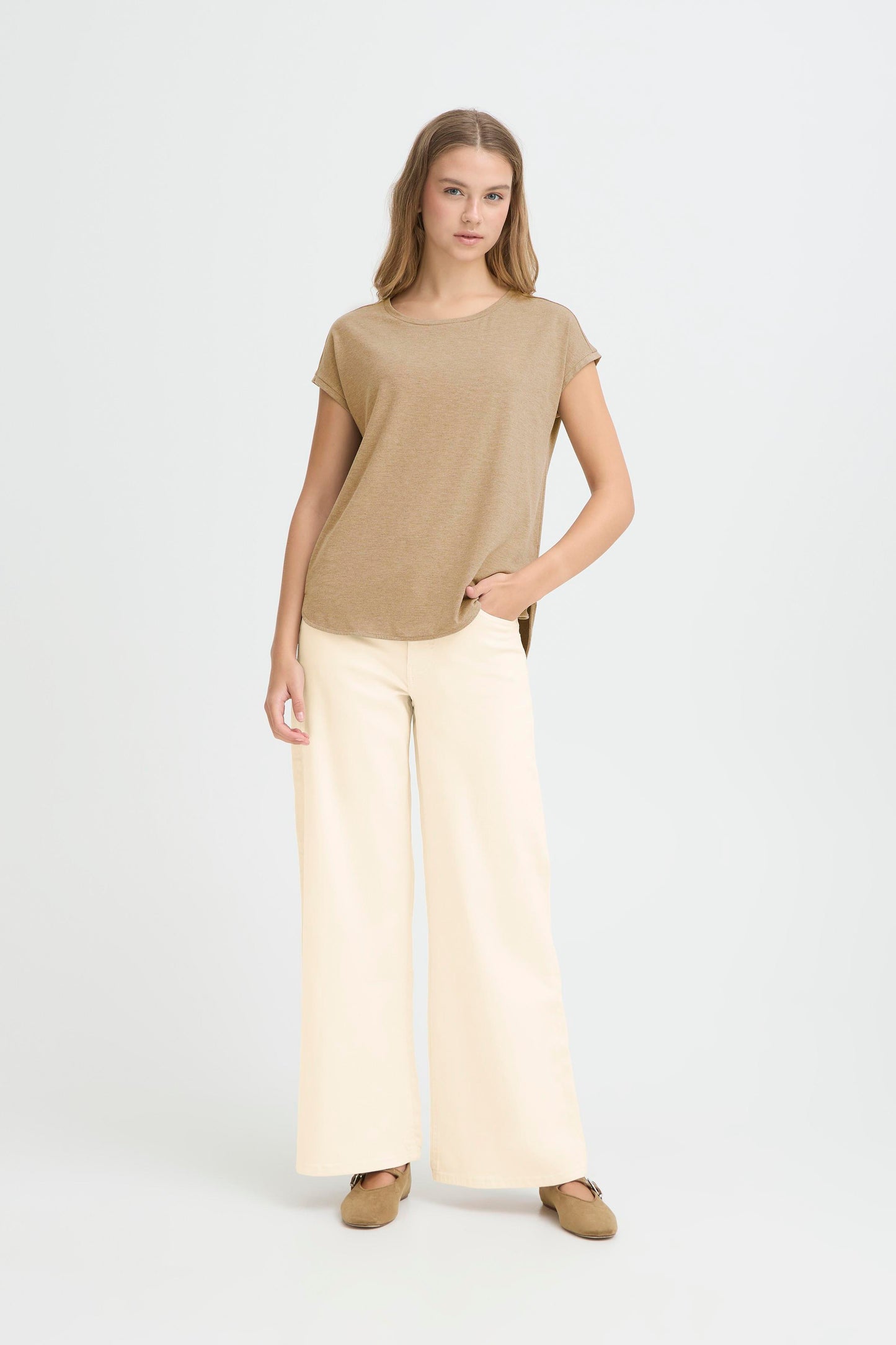 IC Rebelly T-shirt - Sepia Tint sandfarvet