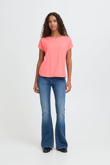 IC Rebelly T-shirt - Teaberry lys rød