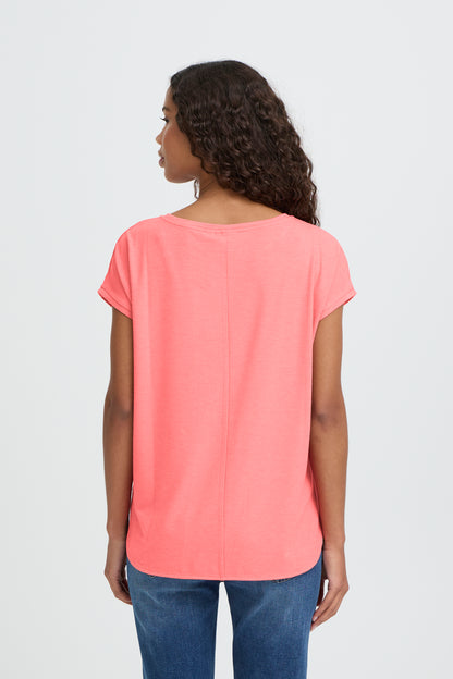 IC Rebelly T-shirt - Teaberry lys rød