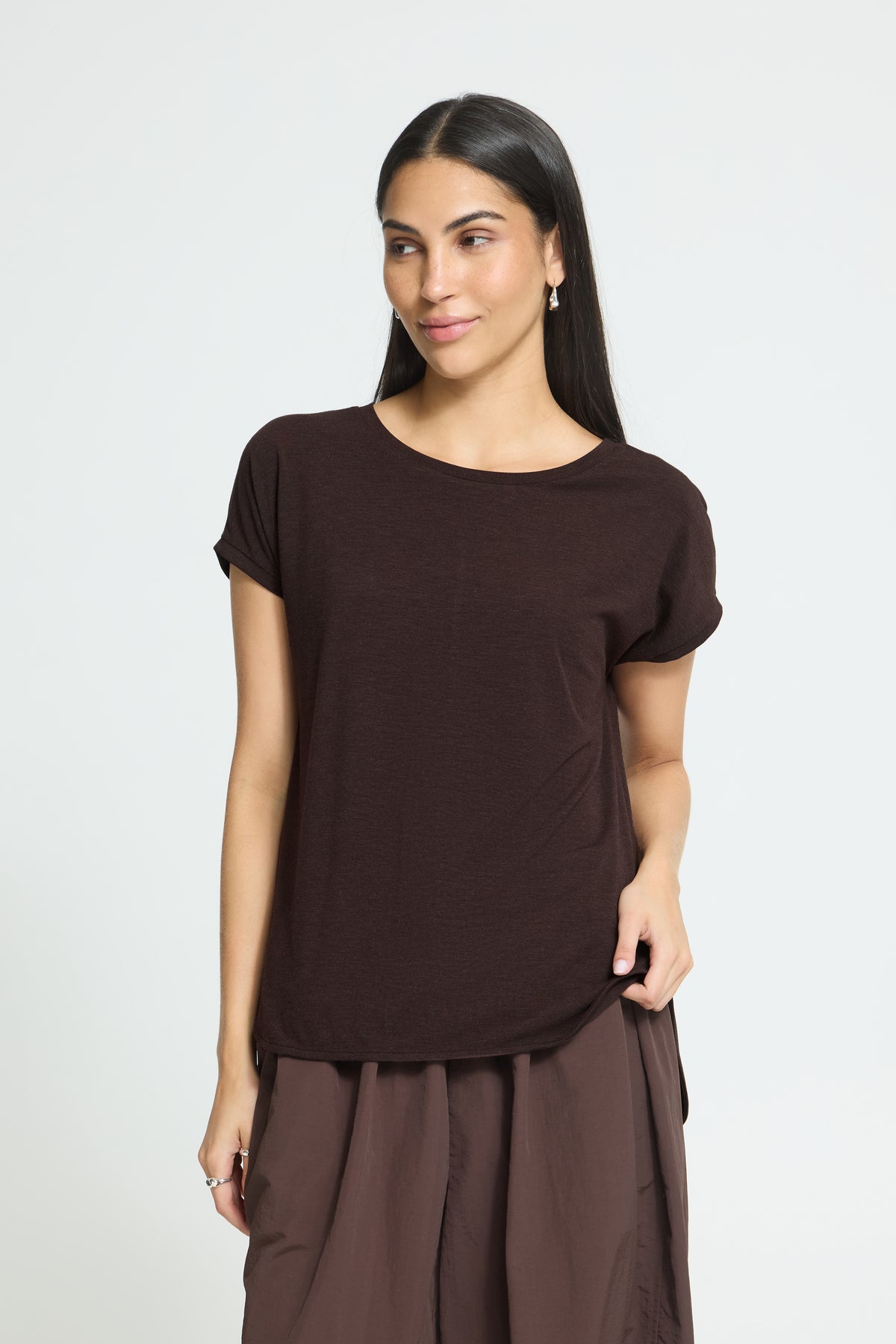 IC REBELLY SS - T-Shirt - Coffee Brown