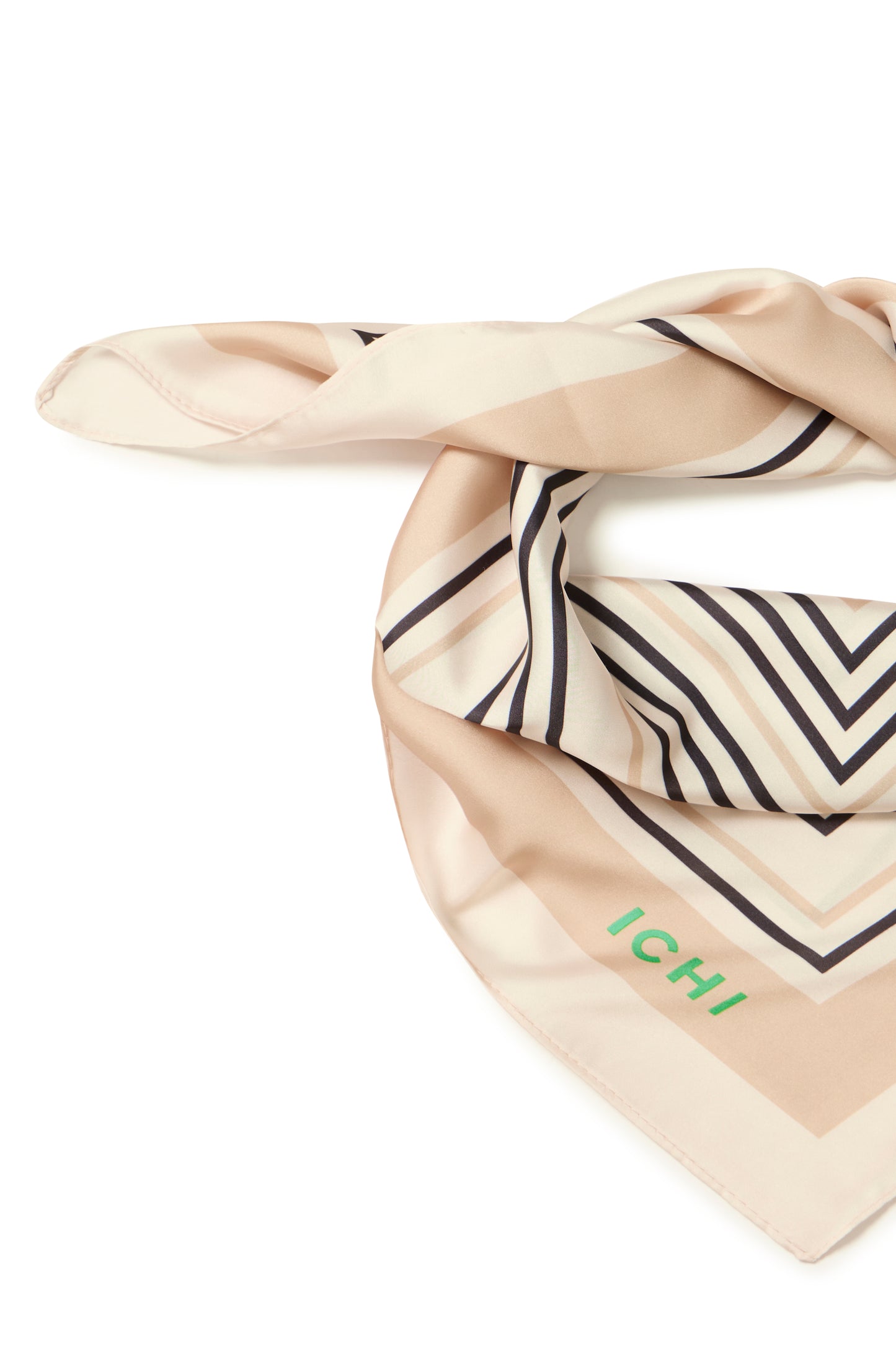 IC JLA Scarf - lys m/mønster