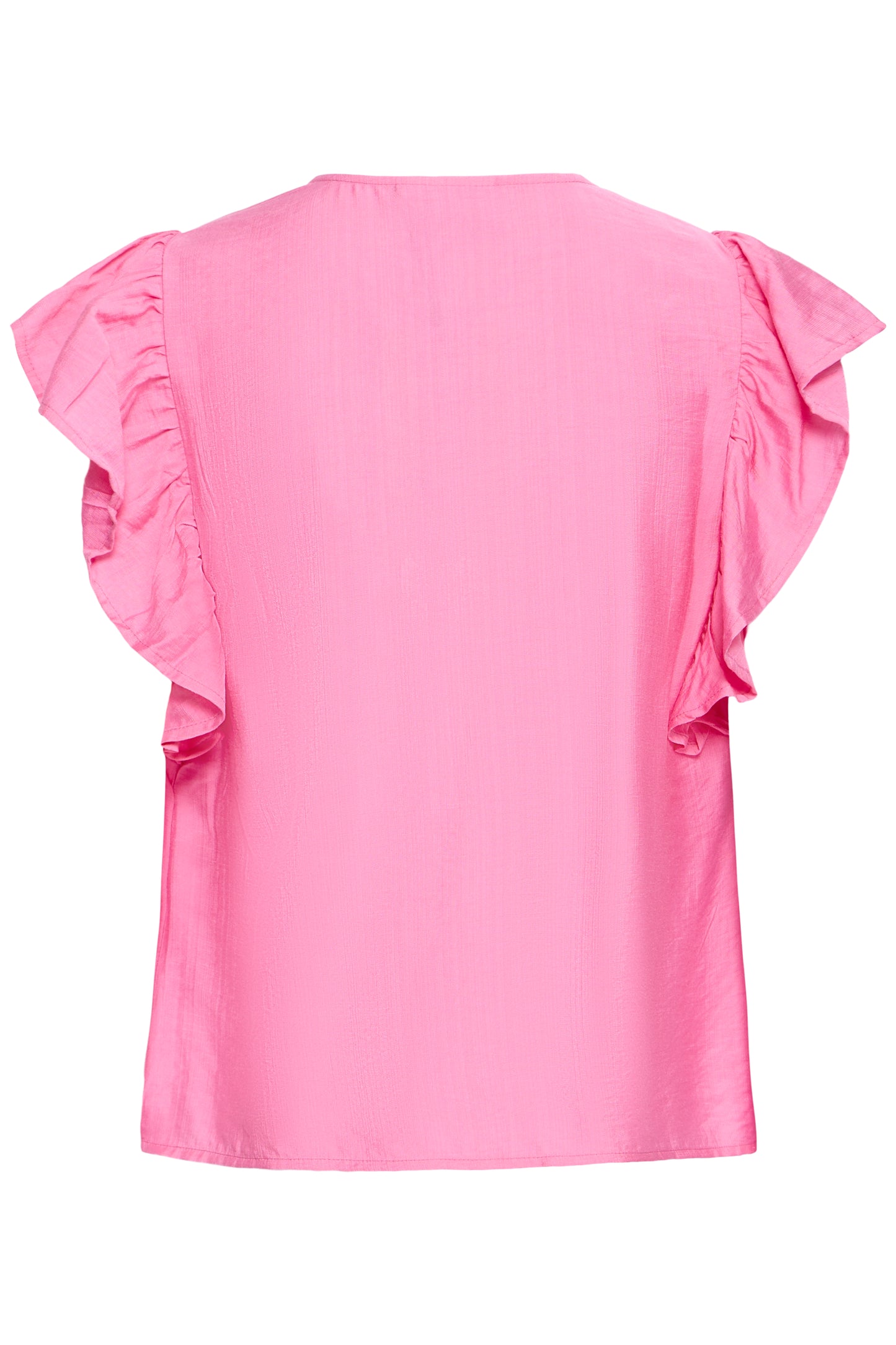 IC HETTA bluse top m/fine ærmer - pink