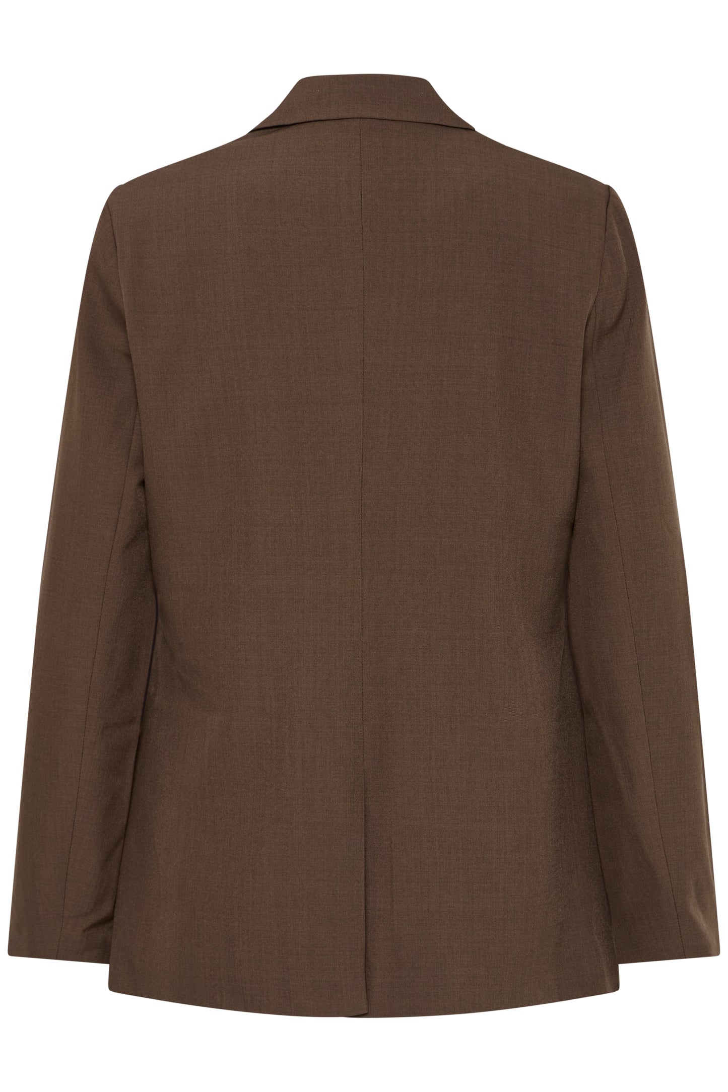 IC FAVA LONG BLAZER - brun