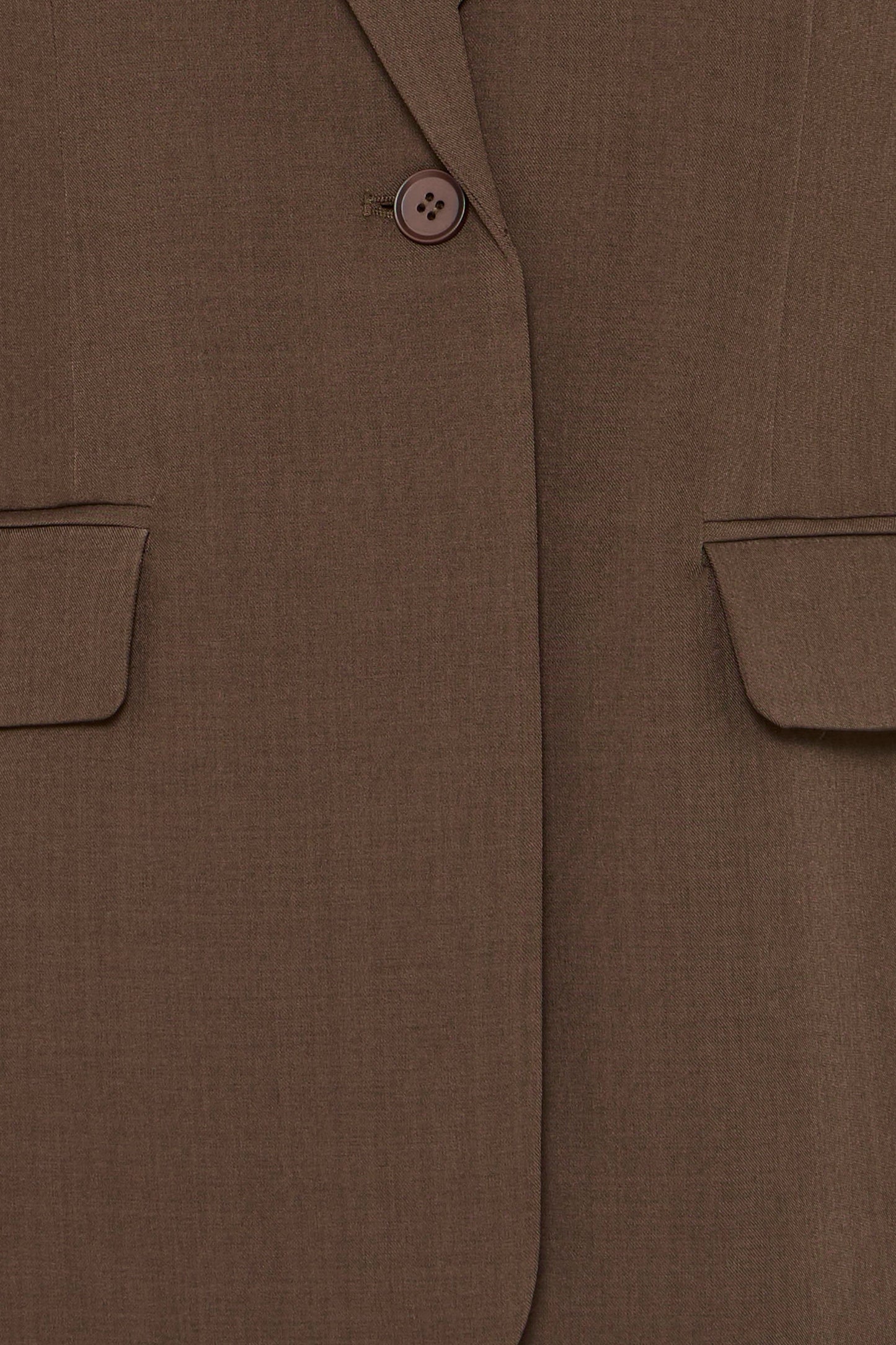 IC FAVA LONG BLAZER - brun