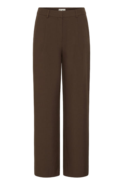 IC FACA WIDE PANTS - BRUN