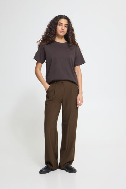 IC FACA WIDE PANTS - BRUN
