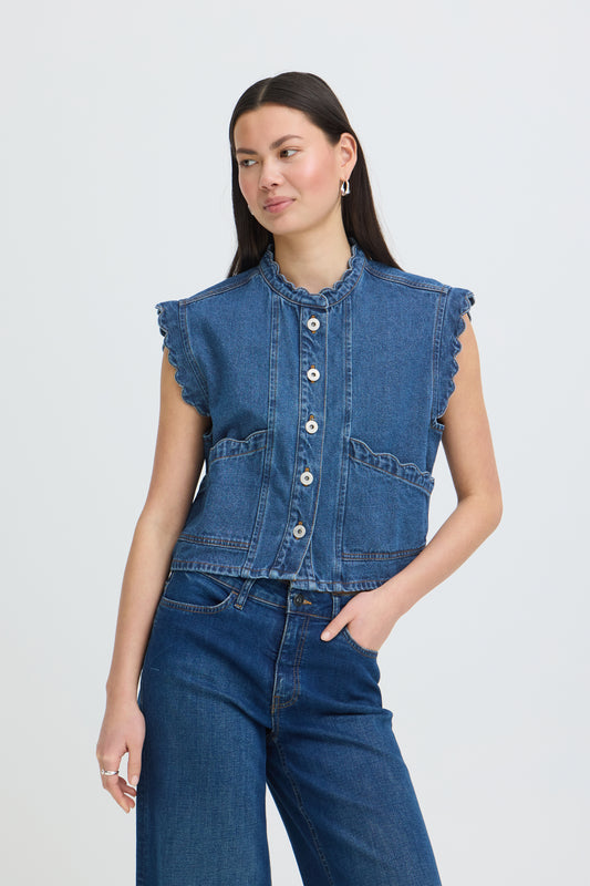 IC PALOU Waiscoat - blue