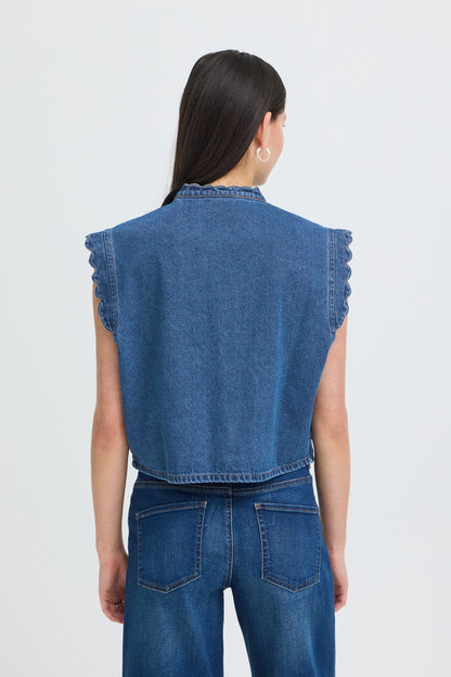 IC PALOU Waiscoat - blue