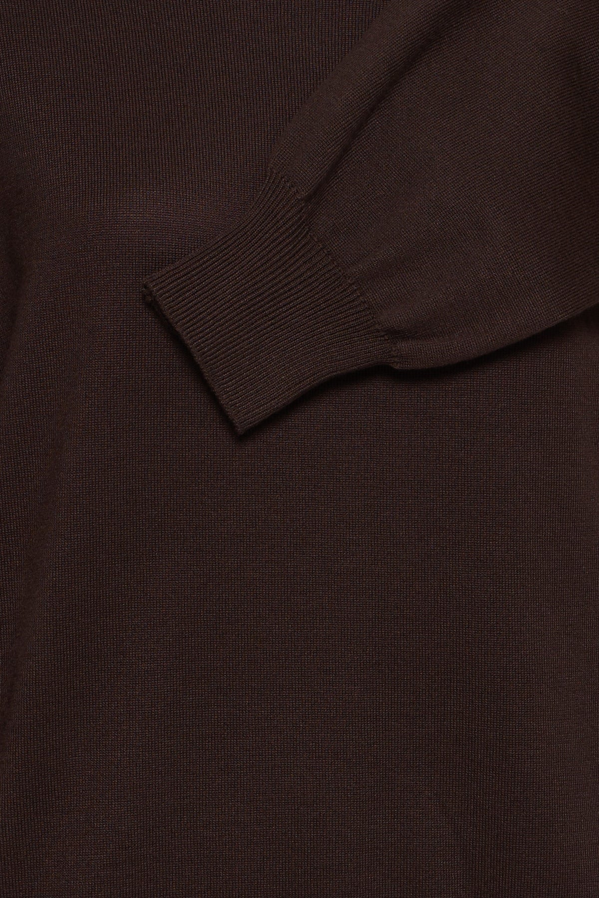IC LULS BOAT NECK STRIK BLUSE - Chocolate
