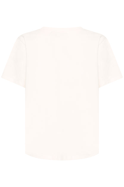 IC PAIA SS2 T-shirt - hvid m/lyserød logo