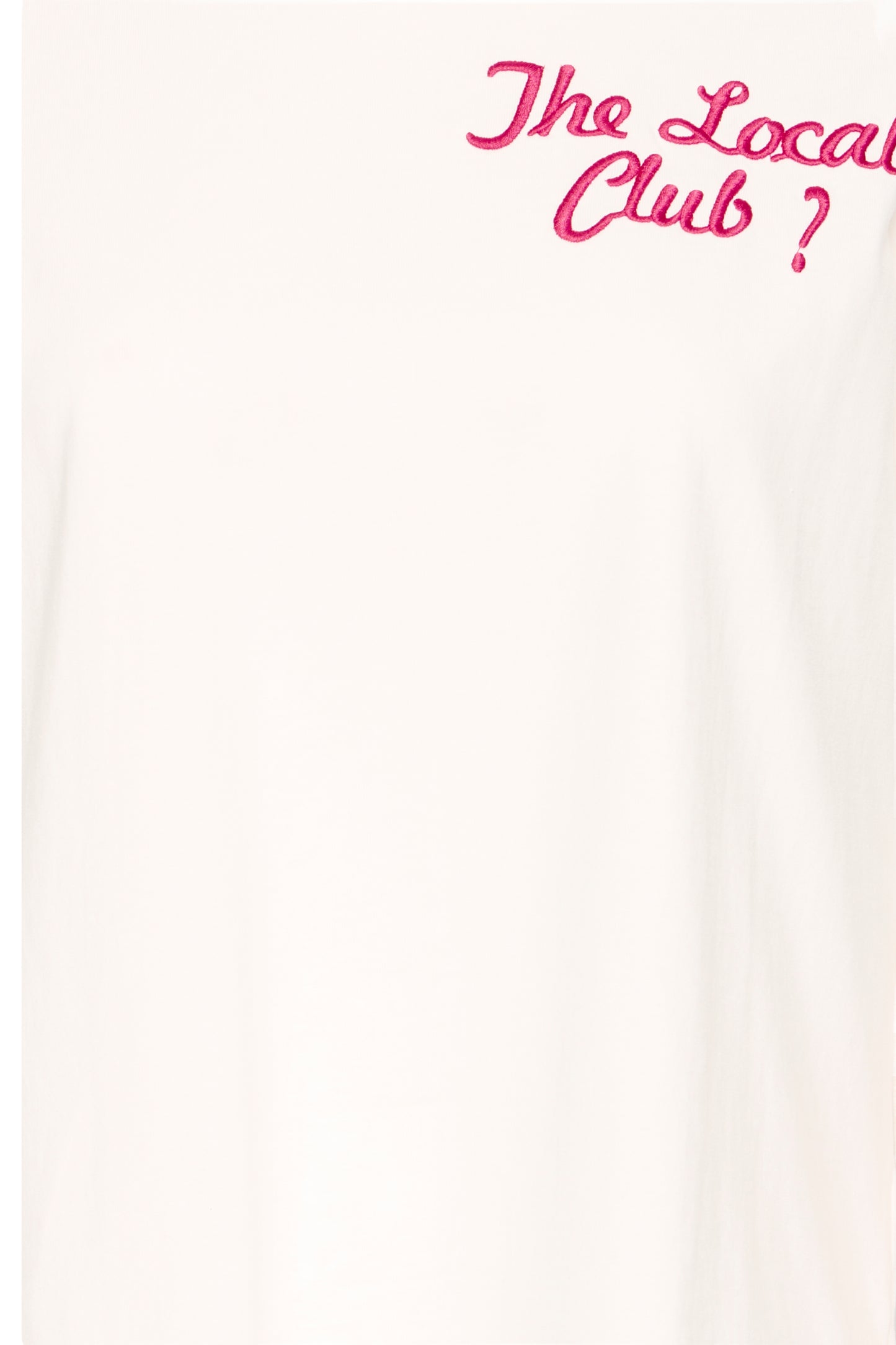 IC PAIA SS2 T-shirt - hvid m/lyserød logo