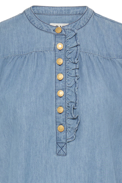 IC Hancey shirt - washed blue denim