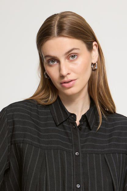 IC Fienna shirt - black/white stripes