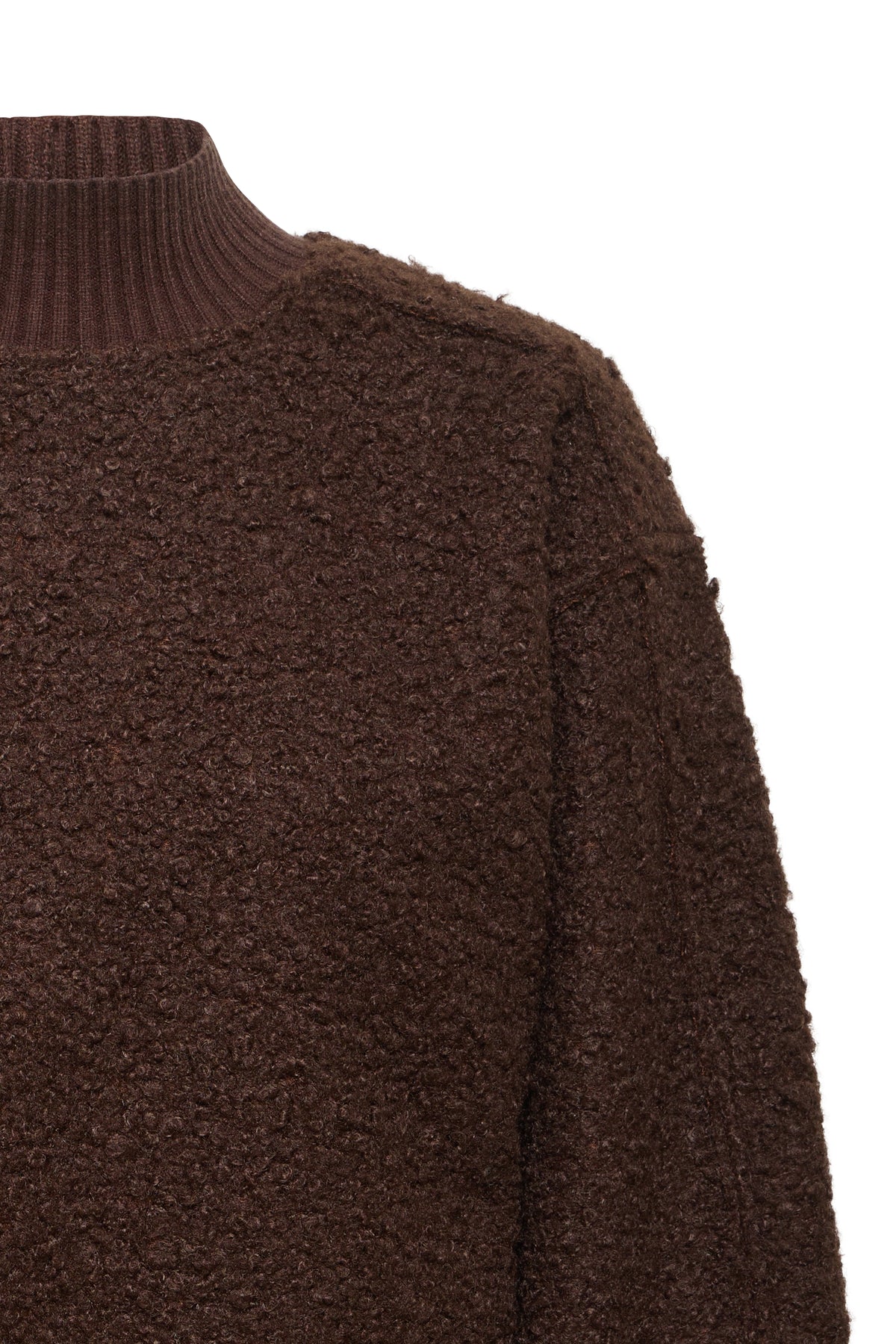 IC CURLEY Teddy Pullover - Coffee Bean