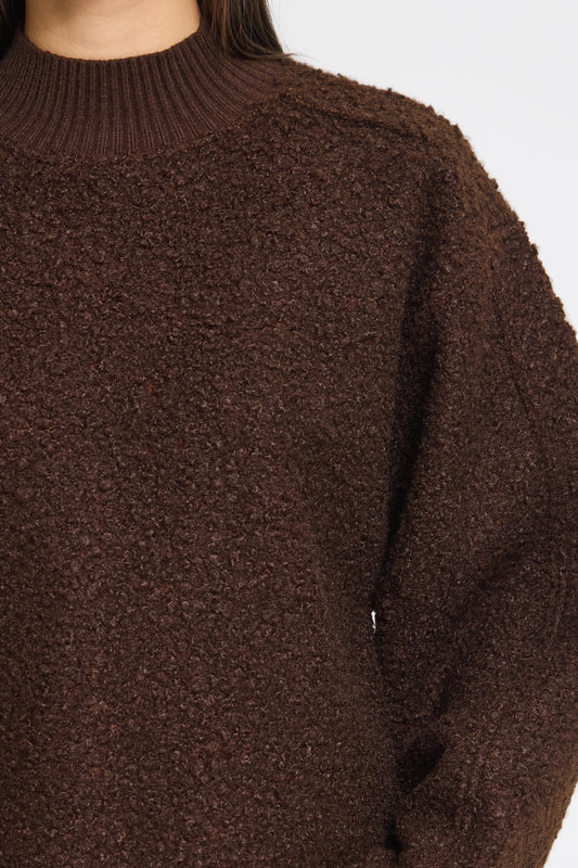 IC CURLEY Teddy Pullover - Coffee Bean