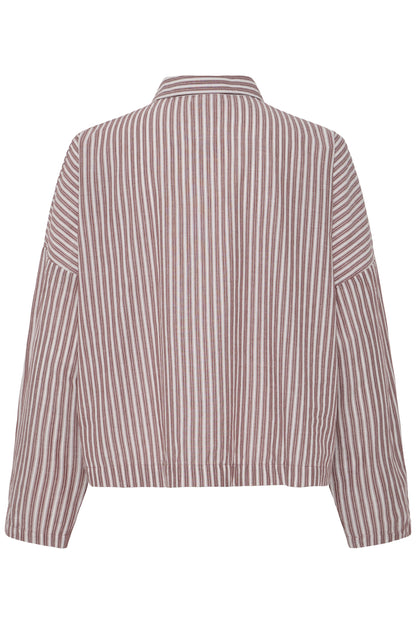 IC GILEY SH2 - Skjorte stribet  - zinfandel
