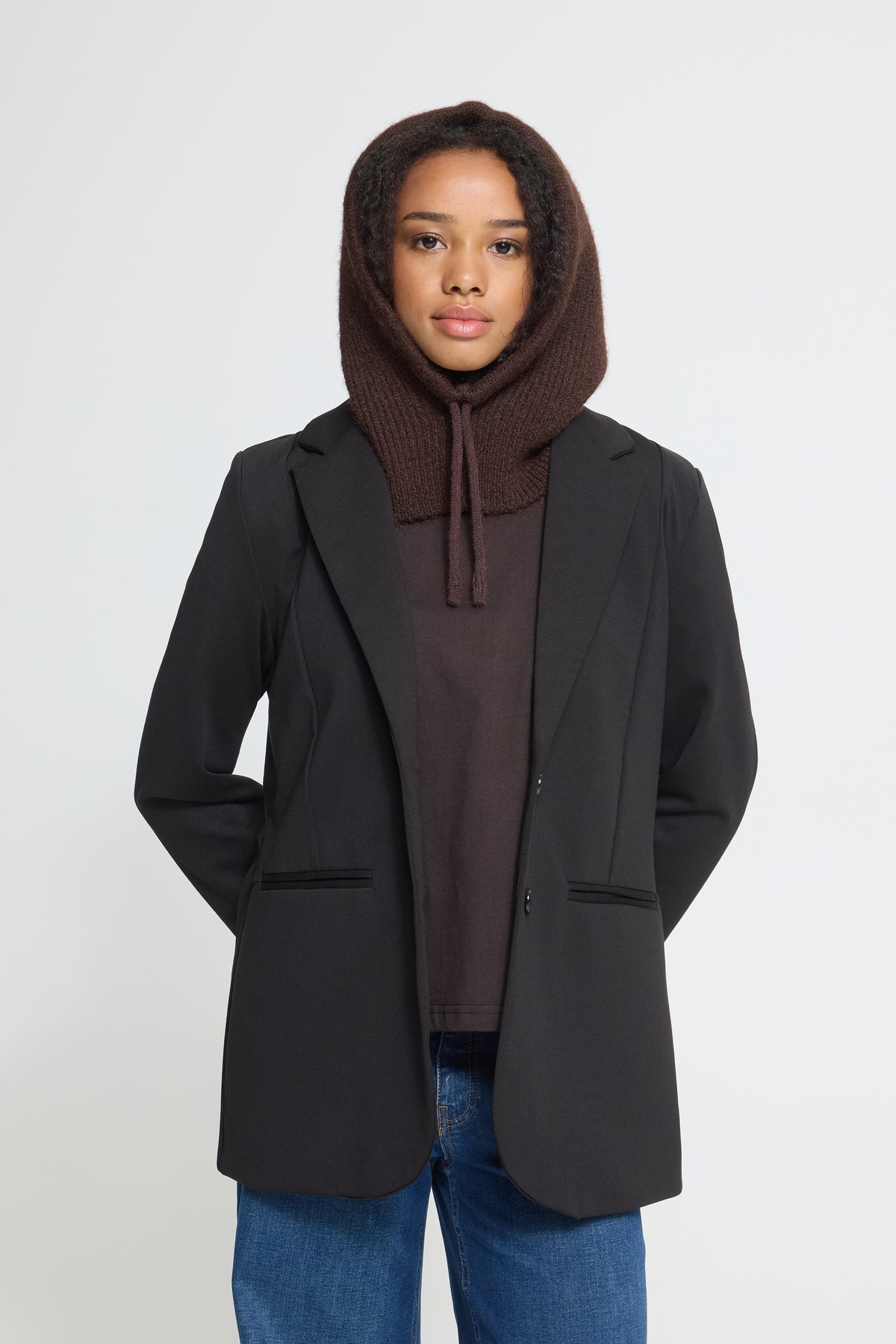 IC GUNILLA HOOD BALACLAVA - Cofee Brun