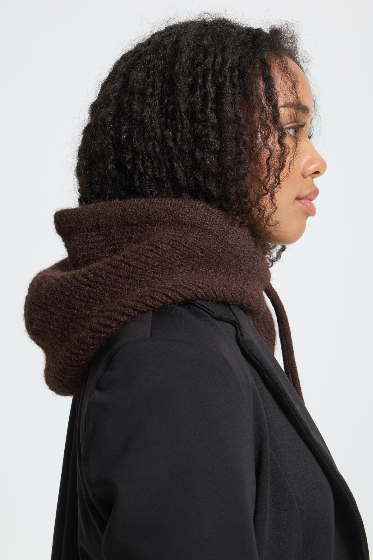 IC GUNILLA HOOD BALACLAVA - Cofee Brun