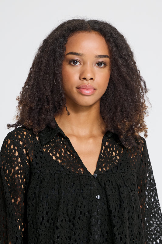 IC JOSETTA SHIRT - BLACK