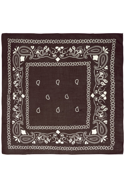 IC MARY Scarf - brun m/mønster
