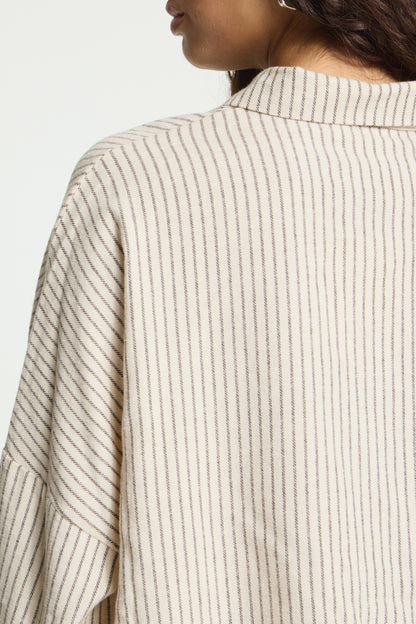 IC TAMANNA SHIRT - birch/coffee