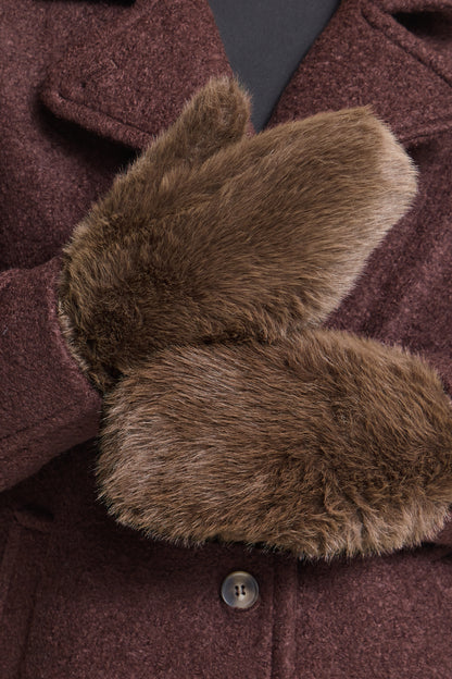 IC EBNA GLOVES - Coffee brown