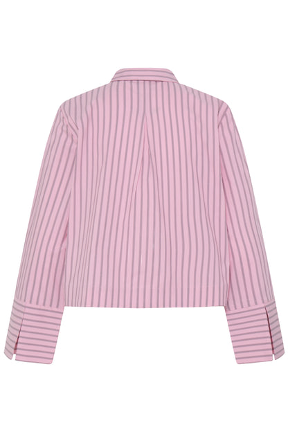 IC JOYA SHIRT - Pink/fudge strib