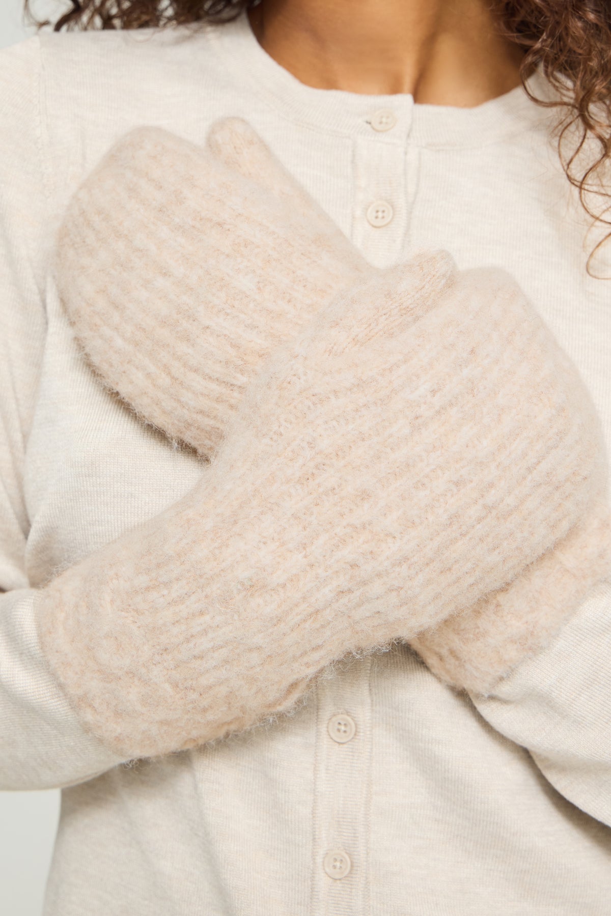 IC ASTRID MITTEN Luffer  - Oatmeal