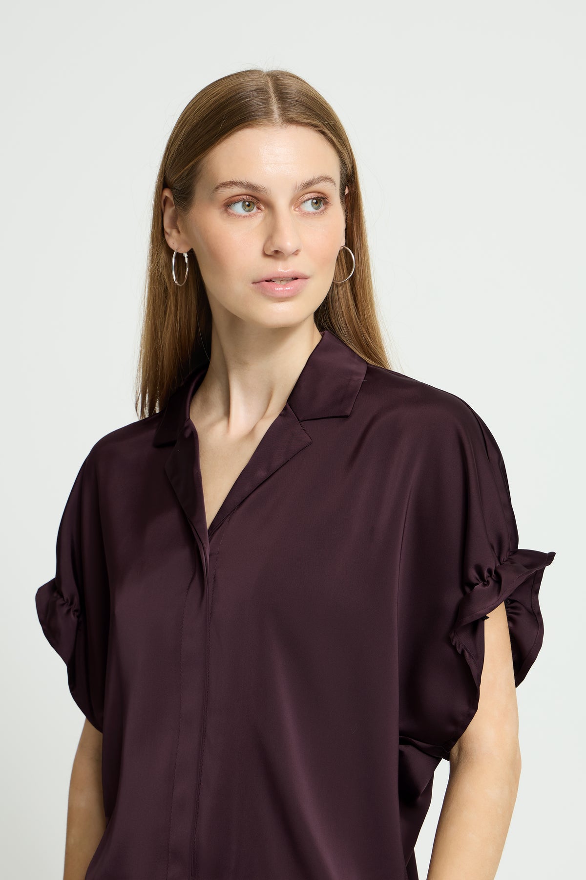 IC LETTA THIN SH2 - Shirt - fudge