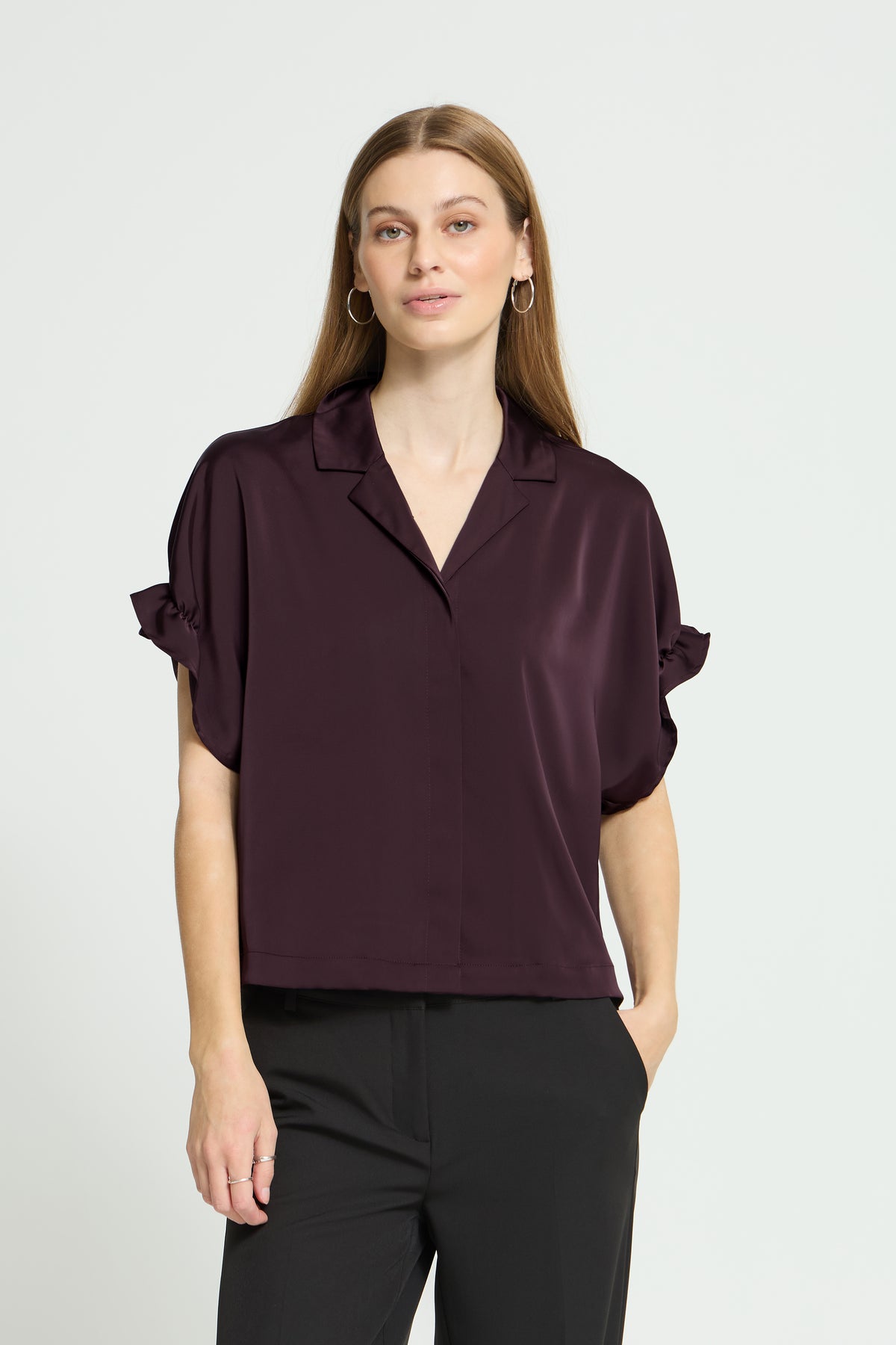 IC LETTA THIN SH2 - Shirt - fudge