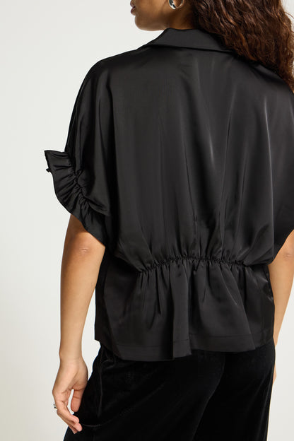 IC LETTA THIN SH2 - Shirt - black
