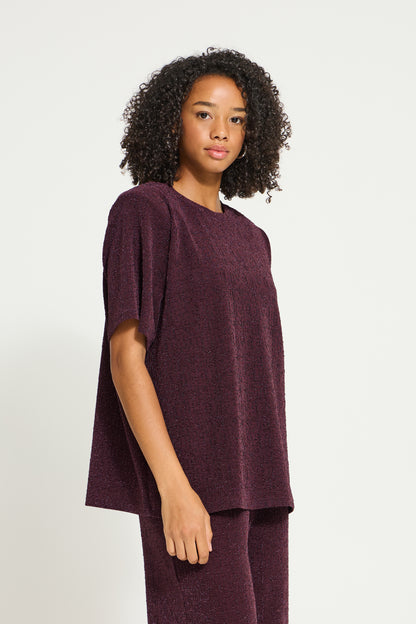 IC NAREEN SS2 - Bluse - fudge m/lurex