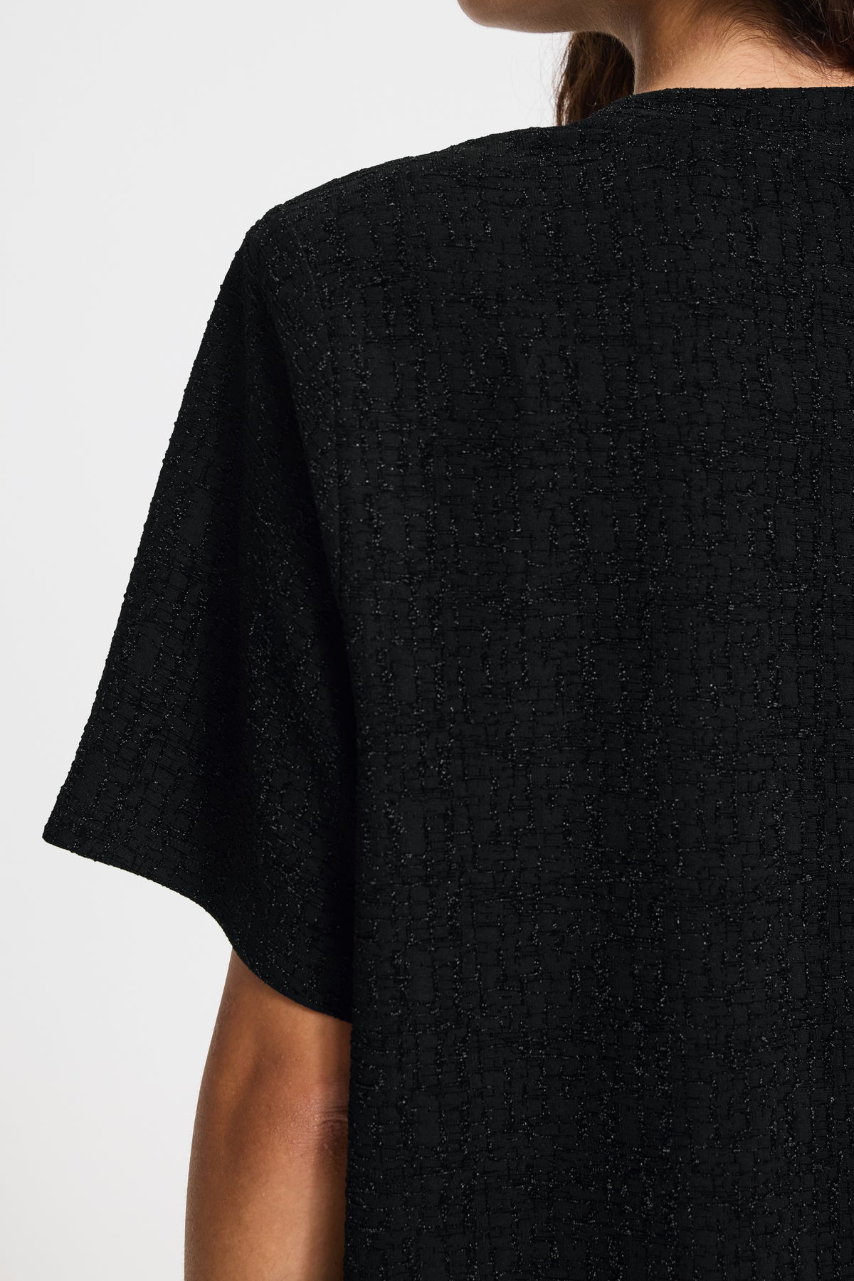 IC NAREEN SS2 - Bluse - sort m/lurex
