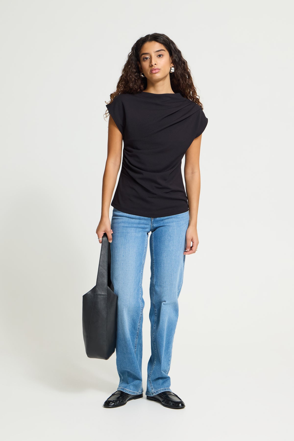 IC KATINE BLUSE - Black