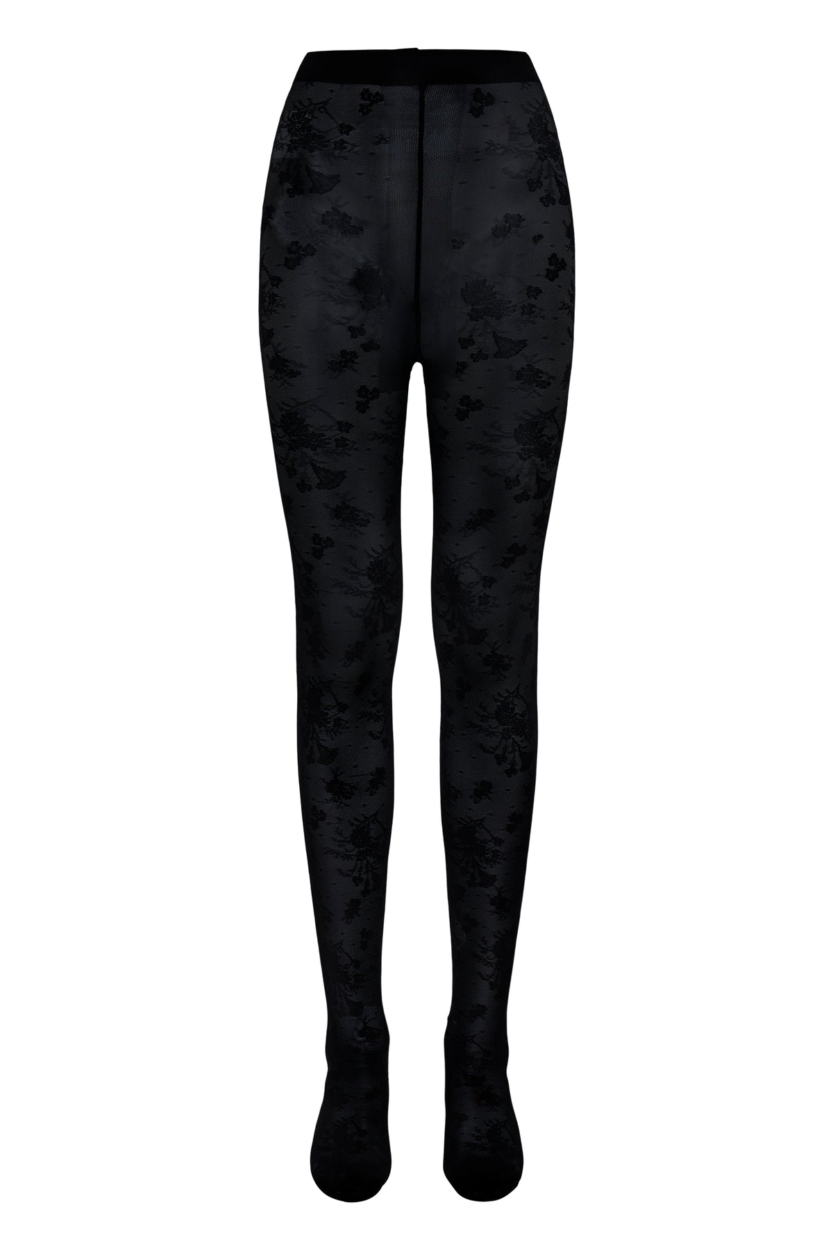 IC SIMONA LACE TIGHTS - sort