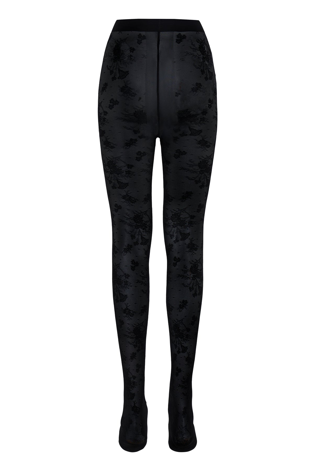 IC SIMONA LACE TIGHTS - sort