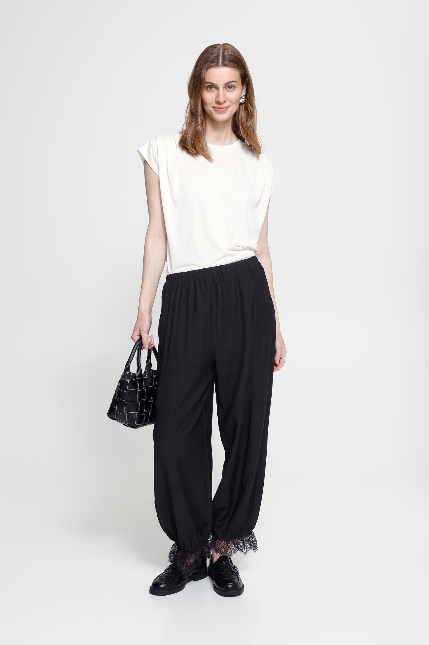 IC TULLAN BALOON PANT - black