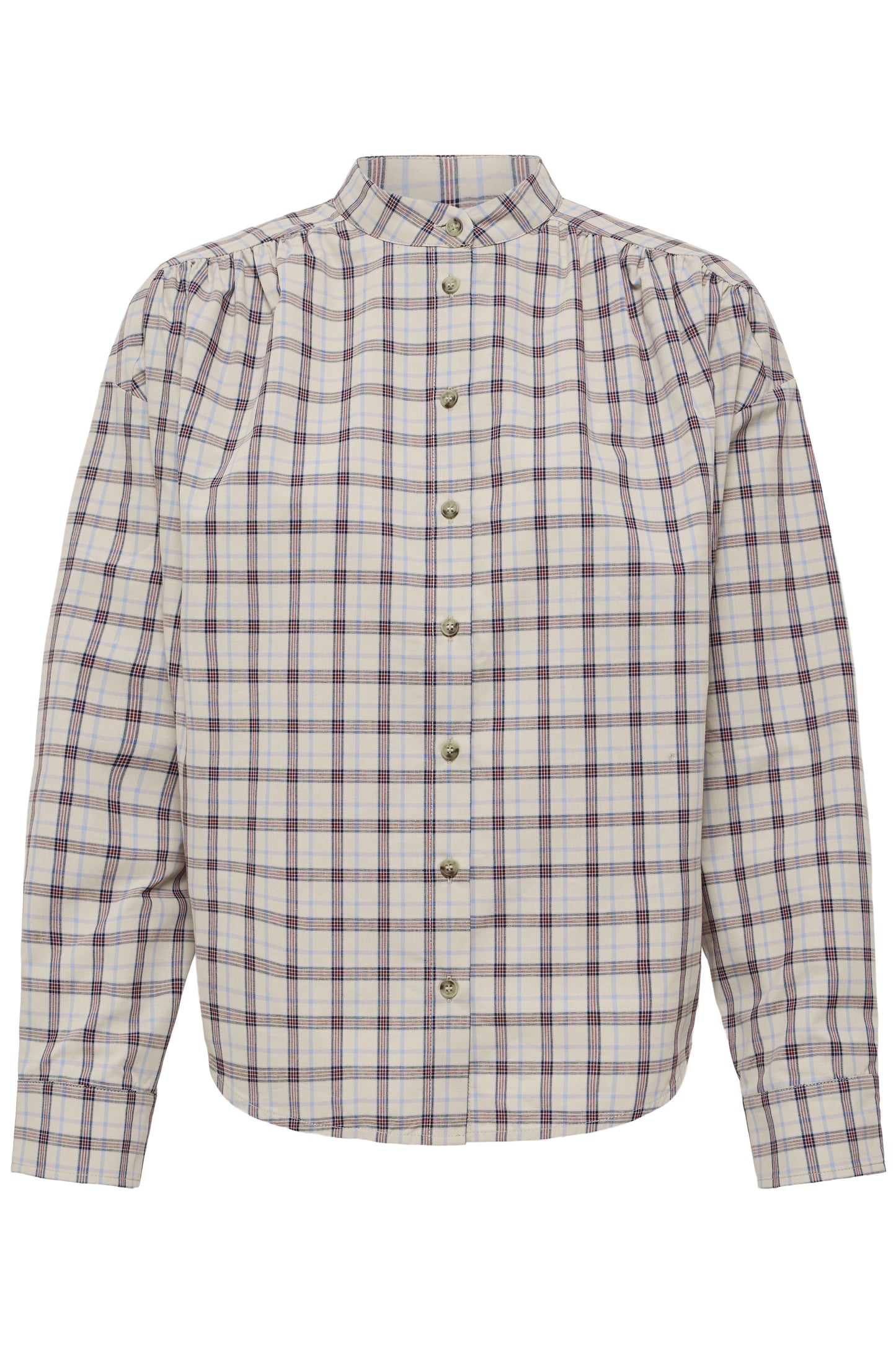 IC COLOMO SHIRT - Oyster Gray  - brun tern