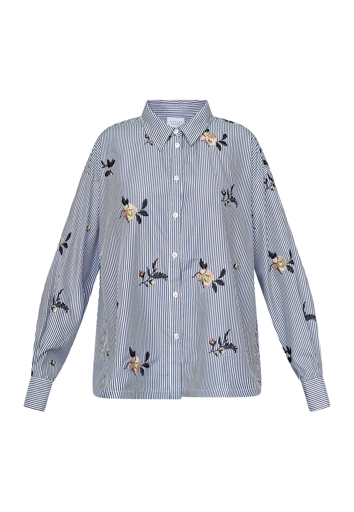 SP ENOLA-Shirt - navy stripes m/broderi