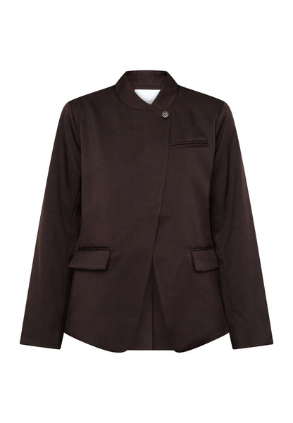 SP VIKSA-HIGH BLAZER - Mocca