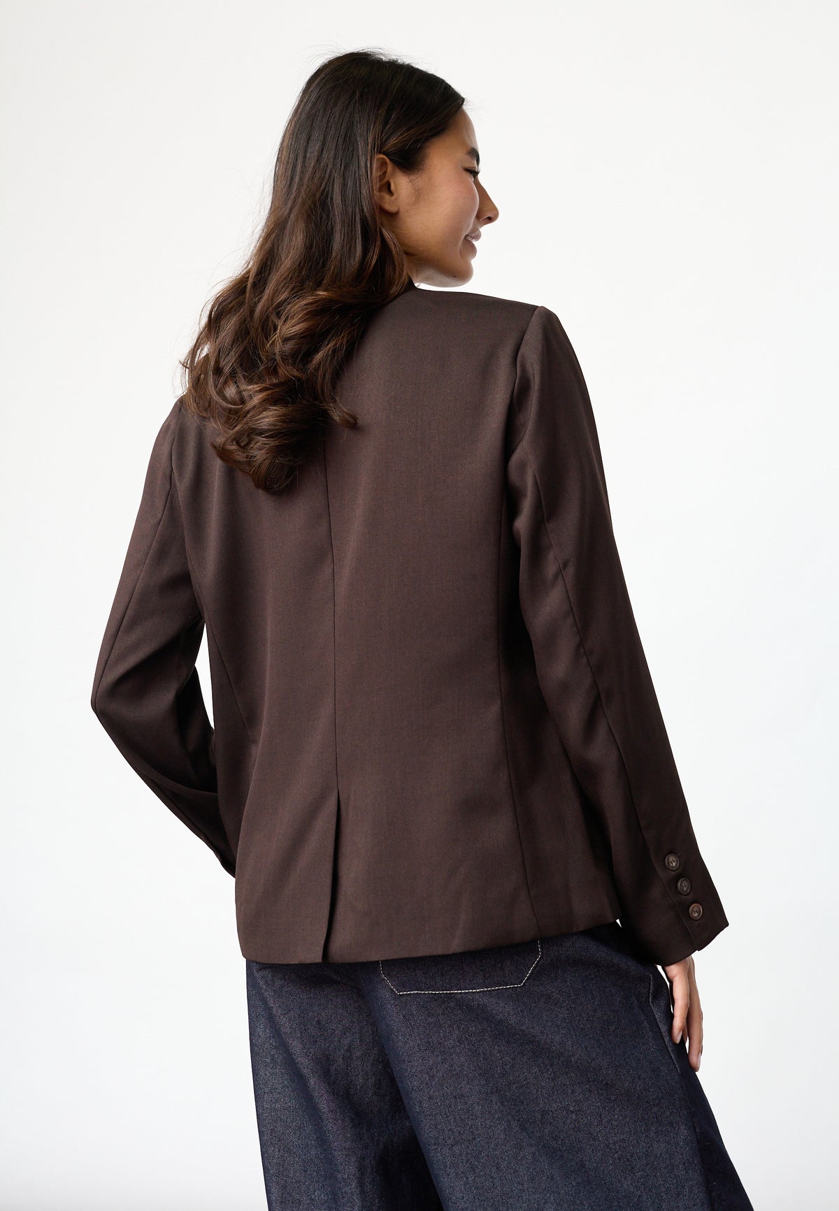SP VIKSA-HIGH BLAZER - Mocca