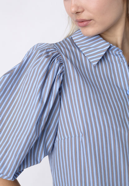 SP ELLA-SH95 - T-shirt - blue stripes