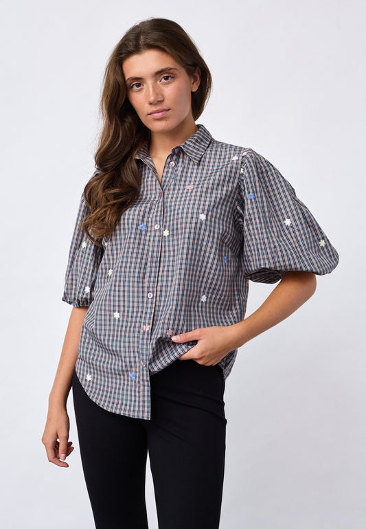 SP ELLA-SH96 Shirt - Blue check