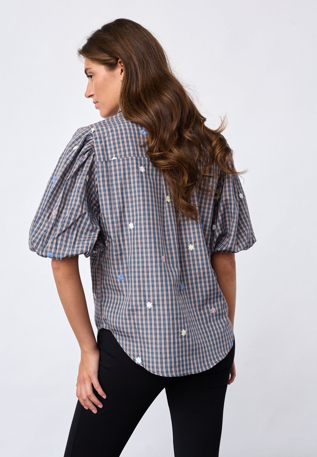 SP ELLA-SH96 Shirt - Blue check