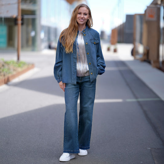 PP Alora Jacket - blå denim