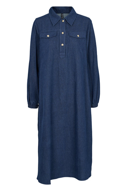 PP Paulina Dress - blå denim