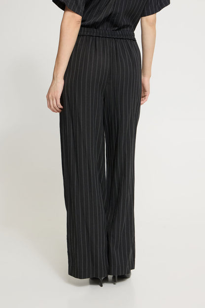 IC Fienna pants - black/white stripes