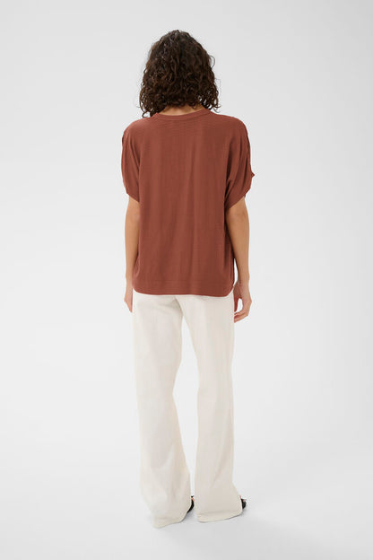 KA Emily Blouse - henna farvet