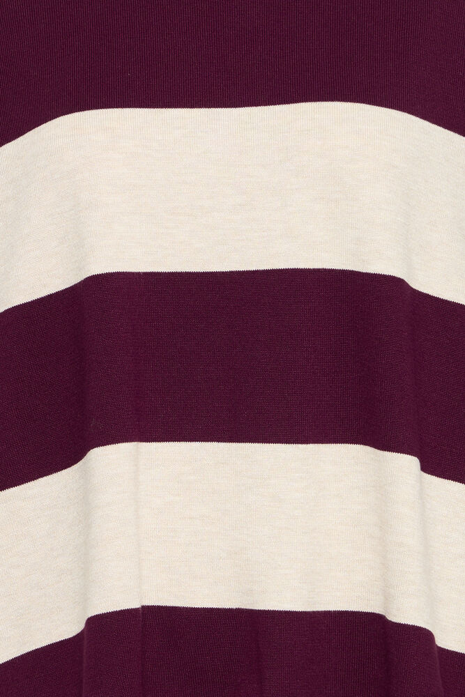 IC LULS LOOSE Shirt - hvid/rhododendron stripe